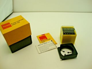 Vintage Kodak Polycontrast Enlarger Filter Kit Model A Computer Wheel