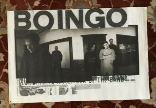 Oingo Boingo Boingo Rare Promotional Poster From 1994
