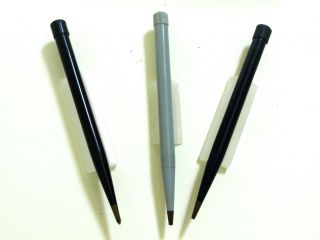 Propelling Pencil Set Of 3 In Hardrubber - Vintage