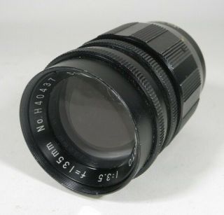 Soligor 135mm F3.  5 Telephoto Lens For The Pentax (and Others) M42 Universal Thre