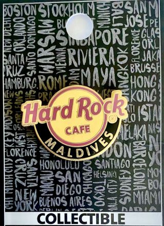 Hard Rock Cafe Maldives Classic Logo Series Pin