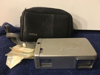 Minolta 16 Sub Mini Spy Camera With Rokkor 22mm F2.  8 Lens With Case Made Japan