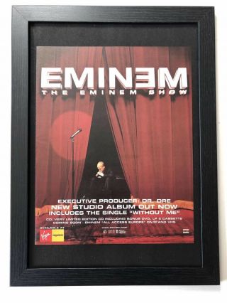 Eminem - The Eminem Show - 2002 Framed Advert 46x34cm[l27]