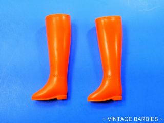 Francie Barbie Doll Orange Boots Htf Minty Vintage 1960 