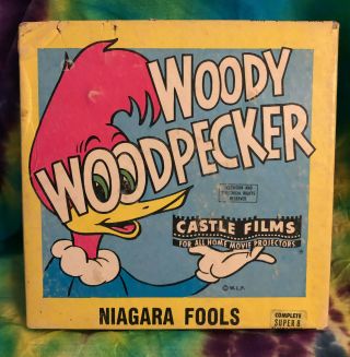 Woody Woodpecker Niagara Fools Castle Films No.  527 8mm Complete Edition