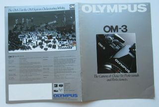 Camera Brochure Photography Reference Guide For Olympus Om 3