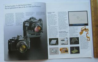 Camera Brochure Photography Reference Guide For Olympus OM 3 2
