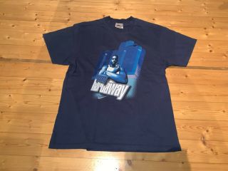 Vintage 90s Nike Air Penny T - Shirt Blue L Anfernee Penny Hardaway Orlando Magic