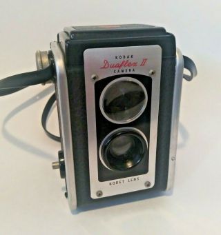 Vintage Kodak Duaflex Ii Camera Kodet Lens With Case