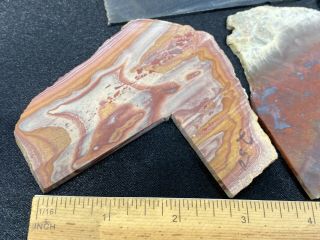 Large Cut Slabs of Unknown Stone for Cab Rough - 217.  4 Grams - Vintage Estate Find 2