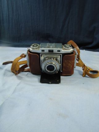 Vintage Zeiss Ikon Contina Prontor Svs German Film Camera 45 Mm 1:3.  5 Lens