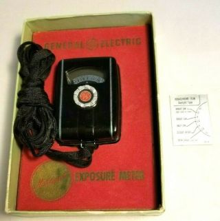Vintage General Electric Mascot Exposure Meter Pr - 30