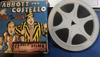 Abbott And Costello Fun On The Run 8mm Castle Films Movie