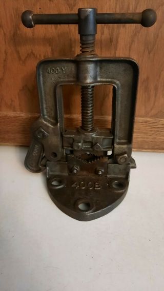 Vintage Hollands Table Top Pipe Vice Model 400 B