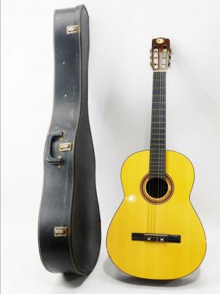 Vntg Kay Cl333 Classical Acoustic Guitar For P&r W/ Case