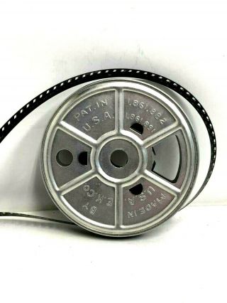 Rare Silver 3 " Eastman Kodak Metal 8mm Film Reel