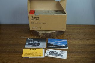 Vtg Canon Ae - 1 Program 35mm Slr Film Camera Box Only - No Camera