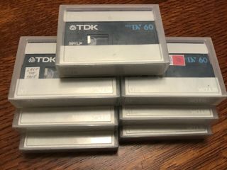 7 Tdk Dvc 60 Dvm60 Mini Dv Digital Video Cassette Tapes In Boxes
