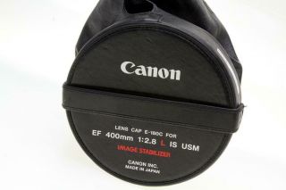Canon E - 180c Lens Cap For 400mm F/2.  8l Is Usm & 800mm F/5.  6l Is Lens