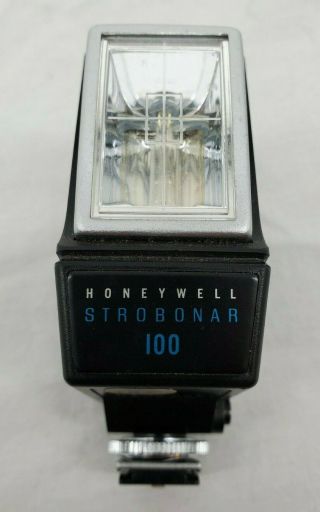 Vintage Honeywell Strobonar 100 Shoe Mount Electronic Flash Cat.  No.  165