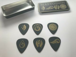 Mastodon Mega Rare Guitar Pick Tin Old Merch Tin Long Out Of Stock