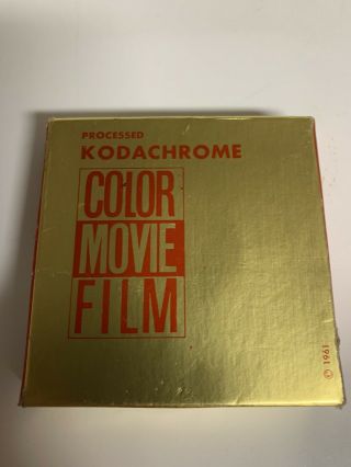Processed Kodachrome 8mm Color Movie Film - 50ft With Unknown Content