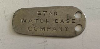 Vintage Star Watch Case Co Pocket Watch Opener Advertising (1e)