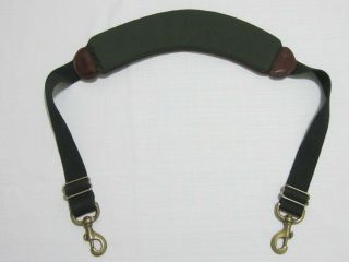 Vintage Orvis Replacement Shoulder Strap With Pad In Green Pre - Owned