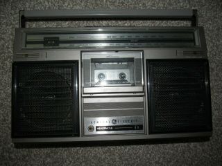 Vintage G E Am/fm Radio Cassette Recording Boom Box Model No.  3 - 5253a