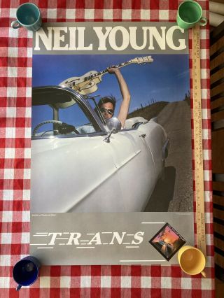 Neil Young - Promo Poster •suitable For Framing• 23”x35” - Geffen (1982)