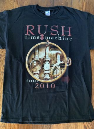 Rush Time Machine Tour Shirt - 2010 Tour - Size L - Unworn
