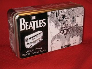 The Beatles Revolver Album Cover Die - Cast Collectable Bus Tin 2008 Corgi