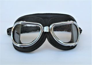 Vintage Climax Espana Motorcycle Goggles