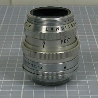 Kodak Anastigmat 25mm F/1.  9 Movie Lens For C Mount Cameras Please Read