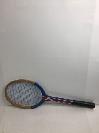 Vintage Wilson Stan Smith Wooden Tennis Racket Size 4 1/4 Grip 3