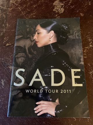 Sade 2011 Soldier Of Love World Tour Concert Program Book Booklet