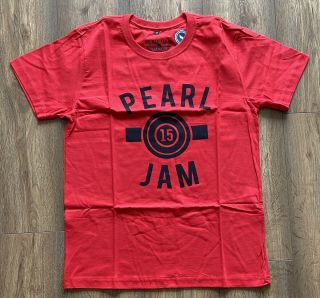 Pearl Jam - 2015 Latin America Tour T Shirt Medium Eddie Vedder