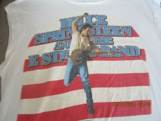 Authentic Bruce Springsteen Concert Tee Shirt,  Born In The Usa 