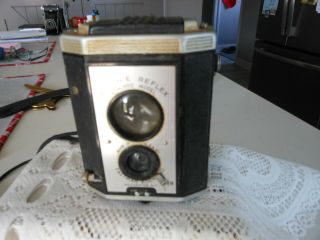 Vtg Eastman Kodak Brownie Reflex Synchro Model Camera W/strap