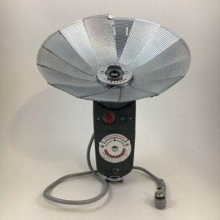 Vintage Honeywell Tilt - A - Mite Camera Equipment Flash Unit Collapsible Fan Japan