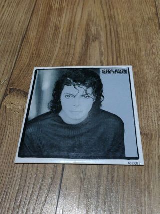 Michael Jackson Man In The Mirror Rare Cardboard Sleeve Cd Single 1988 651388 2