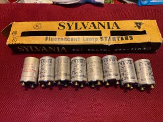 Vintage Sylvania Fluorescent Lamp Starters Assortment