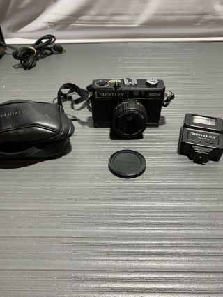 Bentley Wx - 3 35mm Camera With W - 4 Electronic Flash Unit Vintage