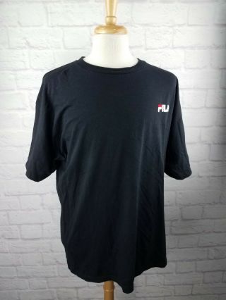 Vintage 80s 90s Fila Embroidered Logo T Shirt Tee - Men 