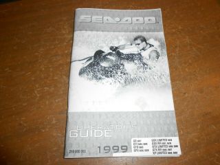 Vintage 1999 Seadoo Sea Doo Gsx Gtx Gs Gti Spx Operators Guide