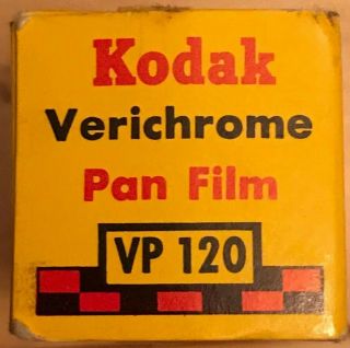 Vintage Kodak Verichrome Pan B/w Film Vp 120 Expired
