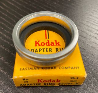 Vintage Kodak No.  22 ADAPTER RING 26.  5mm Series V 3