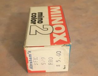Minox Mino Color 2 Film 36 Exposure 2