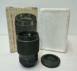 Vintage Focal Camera Lens Mc Auto 1:2.  8 F=135mm Camera Lens,  Box Multi Coated A
