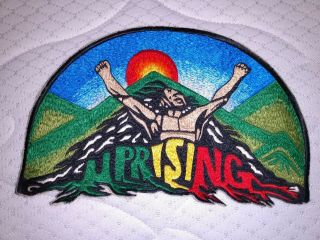 Vintage Bob Marley Uprising Embroidered Patch 10 " X 6 "